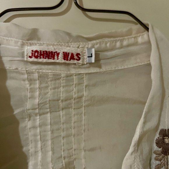Johnny Was Soft Embroidered Top - Picture 3 of 4